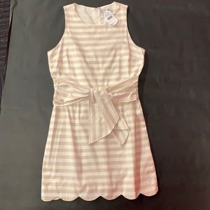 Cream and white dress